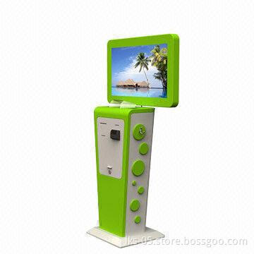 Futuristic Customize Kiosk Stands with Adjustable View Angle Touch Screen Monitor